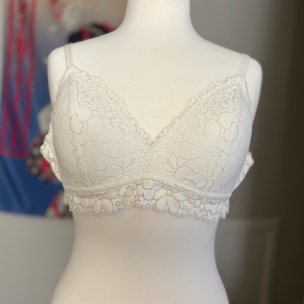 Aerie Floral Lace Bralette